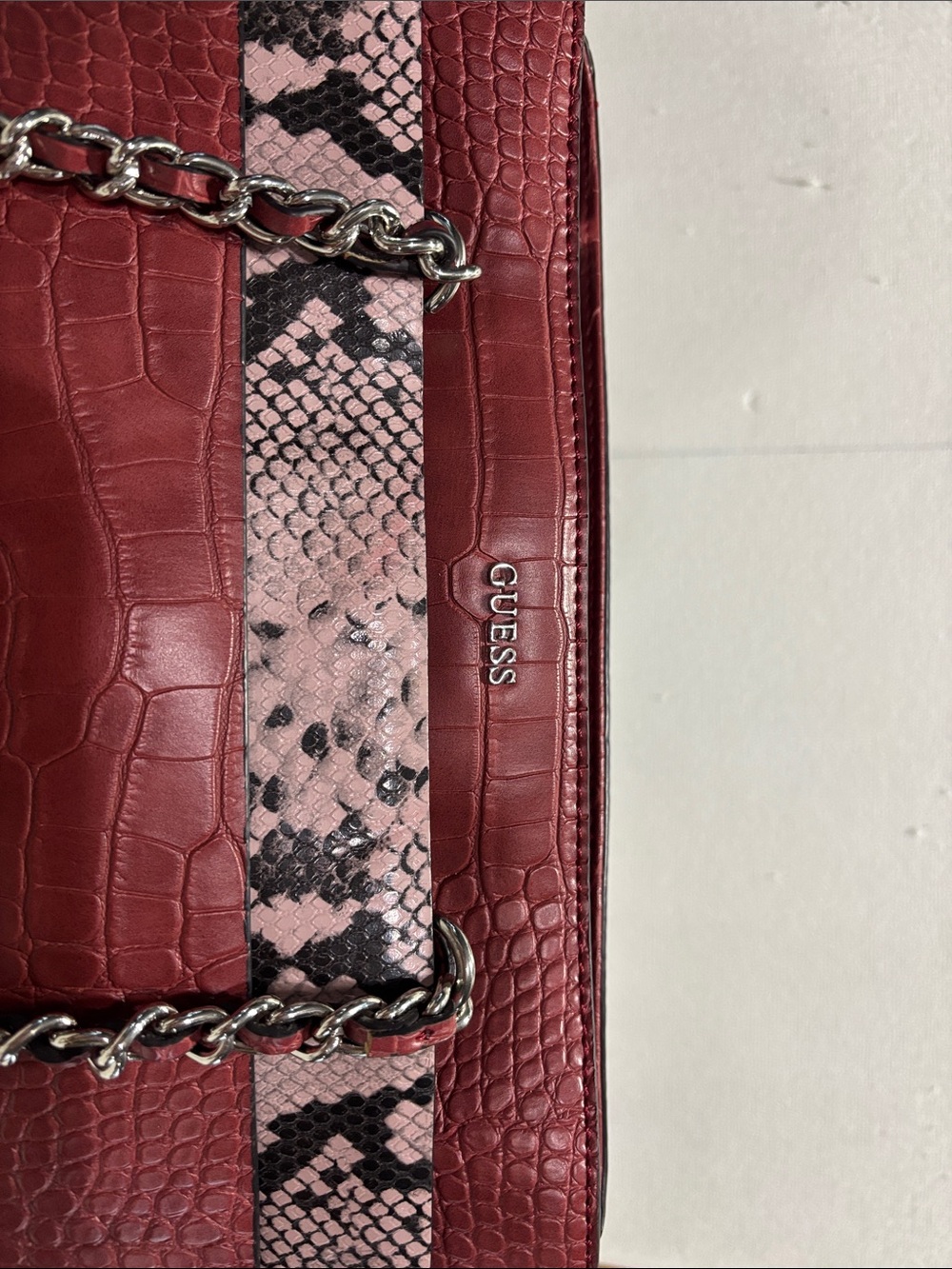 GUESS Red Tote - Picture 2 of 5